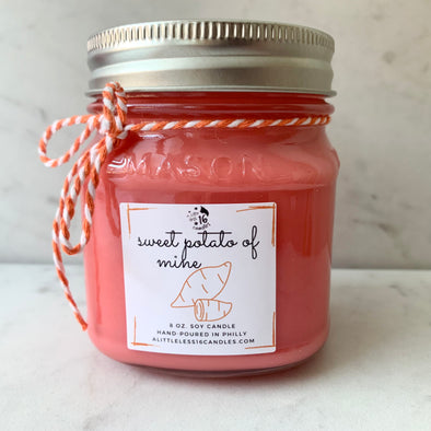 Sweet Potato of Mine 8 oz. Soy Candle - A Little Less 16 Candles