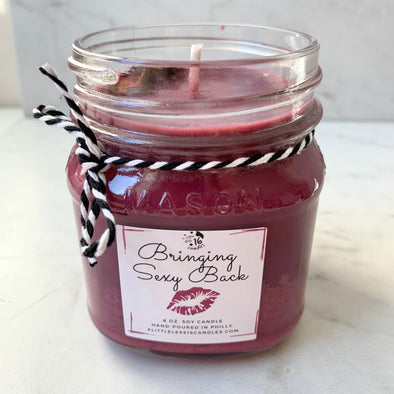 Bringing Sexy Back 8 oz. Soy Candle - A Little Less 16 Candles