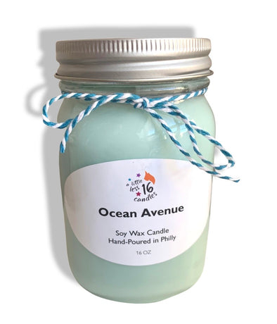 Ocean Avenue 16 Oz. Candle - A Little Less 16 Candles